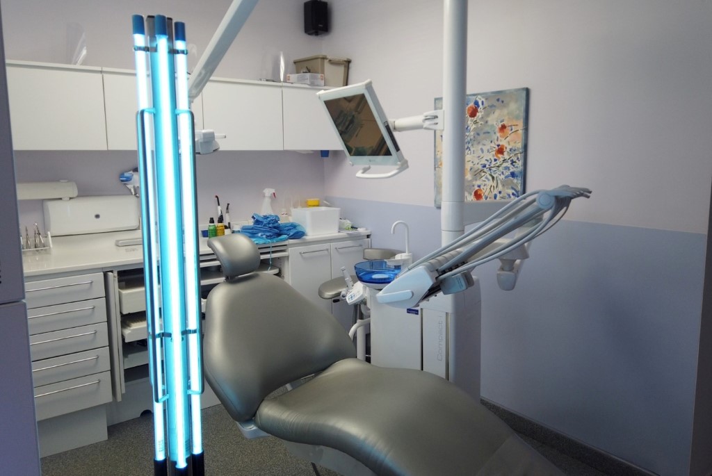 UV disinfection for a medical room with our UVmob device